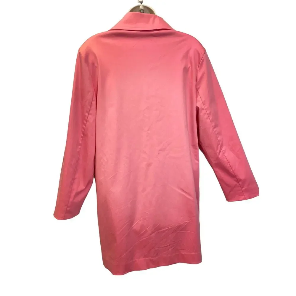 1 Madison Bright Pink Lightweight Car‎ Coat, Large, So Pretty! Barbie style!